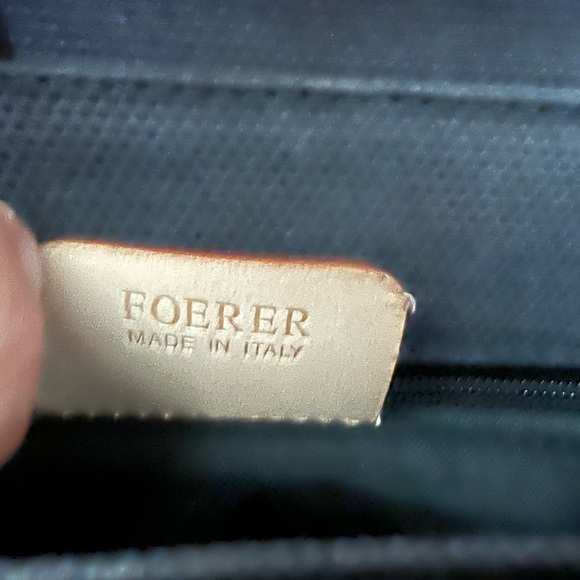 BVLGARI Leather & Canvas Shoulder Bag/ Handbag. Authentic - Picture 14 of 15